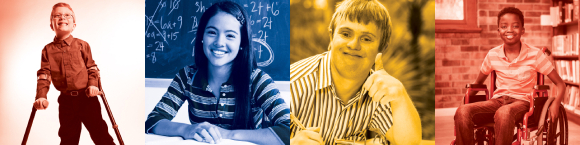 An image of children smiling.